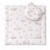 2 dalių kūdikio patalynės komplektas su teddy formos pagalve My Sweet Baby Little Swans