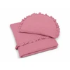 2 dalių muslino kūdikio patalynės komplektas su raukinuku My Sweet Baby retro pink