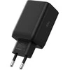 Tech-Protect NC45W-GAN 2-PORT PD45W sieninis įkroviklis - juodas