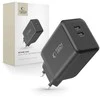 Tech-Protect NC45W-GAN 2-PORT PD45W sieninis įkroviklis - juodas