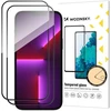 2pcs Full Screen Apsauginis stiklas with Frame Case Friendly Wozinsky Full Glue Apple iPhone 15 – Juodas