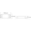 20-150W LED maitinimo šaltinis, 24V, dimeriuojamas, IP20, 89150VT