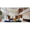 204W LED lubinis šviestuvas LONDON, juodas, 2700/3000/4000K, dimeriuojamas, P3760672NDT