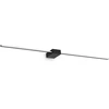 Sieninis šviestuvas Ideal Lux 20,5W LED veidrodžio šviestuvas THEO, juodas, 3000K, 311784