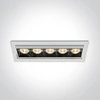 20W LED įleidžiamas pakreipiamas šviestuvas, baltas, 3000K, 51506B/W/W