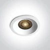 20W LED įleidžiamas šviestuvas, baltas, 3000/3500/4000K, su filtru nuo akinimo, 10120DH/W/V