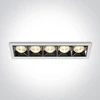 20W LED įleidžiamas šviestuvas, baltas, 3000K, 50506B/W/W