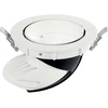 20W LED įleidžiamas šviestuvas DELTA, baltas, 4000K