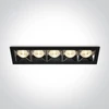 20W LED įleidžiamas šviestuvas, juodas, 3000K, 50506B/B/W