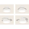 20W LED lubinis šviestuvas - ventiliatorius, baltas/skaidrus, 3000/4000/6500K, 25329