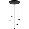 20W LED pakabinamas šviestuvas BASE, juodas