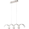 20W LED pakabinamas šviestuvas HELIX, baltos/sidabro sp., 3000K