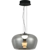 20W LED pakabinamas šviestuvas NADIA, juodos/dūmų sp., 3000K, 4339000