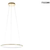 20W LED pakabinamas šviestuvas RING SLIM 40, aukso sp., 3000K, su nuotolinio valdymo pulteliu, dimeriuojamas