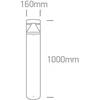 20W LED pastatomas lauko šviestuvas, antracito sp., 4000K, 67410A/AN/C