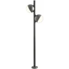 20W LED pastatomas lauko šviestuvas MAGNUS, tamsiai pilkas, 3000K, IP54, 90559