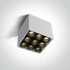 Lubinis šviestuvas 20W LED paviršinis šviestuvas, baltas, 3000K, 12906C/W/W