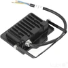 20W LED prožektorius DELYO MHN, juodas, 6000K, IP65