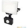 20W LED prožektorius su judesio davikliu DELYO MHNC, juodas, 4000K, IP54