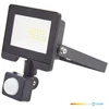 20W LED prožektorius su judesio davikliu MHC, juodas, 6500K, IP54