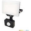 20W LED prožektorius su judesio davikliu DELYO MHNC, juodas, 6000K, IP54