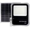 20W LED prožektorius su saulės baterija, pilkas, 6000K, su nuotolinio valdymo galimybe