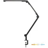 20W LED stalo šviestuvas TENUIX FOLD, juodas, 3000/4000/6500K, dimeriuojamas