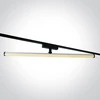 20W LED šviestuvas į magnetines sistemas FLAT, juodas, 3000/4000/5000K, 48V, 43126FB/B/V
