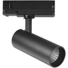20W LED trifazis bėginis šviestuvas PLANE, juodas, CCT