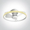 Lubinis šviestuvas 20W ventiliatorius su dimeriuojamu 28W LED šviestuvu, baltas, 3000/4000/5500K, 6300A/W/V