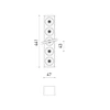Lubinis šviestuvas 21W LED paviršinis šviestuvas Juodas FOSTER SURFACE REMOTE 10, juodas, 3000K