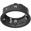 21W LED šviestuvo ZEUS apvalus rėmelis, juodas, 324005