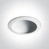 22W LED įleidžiamas šviestuvas, baltas, 4000K, 10122FD/W/C