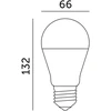 22W LED lemputė GS, E27, balta, 4000K, 180°