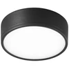 22W LED lubinis šviestuvas KLIO, juodas, 4000K