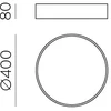 22W LED lubinis šviestuvas MINSK, juodas, 2700/3000/4000K, dimeriuojamas, P3758172NDT