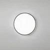 22W LED lubinis šviestuvas PANGEA, juodas, CCT