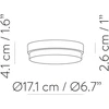 22W LED modulis, skirtas ventiliatoriui SIROCO, baltas, 3000/4000/6500K, dimeriuojamas, K2003030B