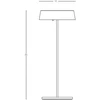 2.2W LED pastatomas lauko šviestuvas, baltas, 3000K, dimeriuojamas, su baterija, E290