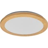 Lubinis šviestuvas 22W LED paviršinis vonios šviestuvas ORBIS DISC, medienos sp., 3000/4000K, IP44