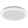 Lubinis šviestuvas 22W LED paviršinis vonios šviestuvas ORBIS DISC, baltas, 3000/4000K, IP44