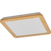 Lubinis šviestuvas 22W LED paviršinis vonios šviestuvas ORBIS DISC, medienos sp., 3000/4000K, IP44