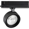 22W LED šviestuvas į 3 fazių bėgelį POV, juodas, 3000K, 296333