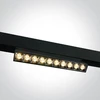 22W LED šviestuvas į magnetines sistemas MINI/MAXI/P&P, juodas, 3000/4000K, 48V, 38°, DALI, 42106BL/B/V