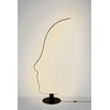 22W LED toršeras FACE FLOOR, juodas, 3000K
