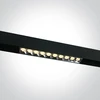 22W linijinis šviestuvas į magnetines sistemas ONELIGHT MAXI, juodas, 3000K, DALI, 42102BL/B/W