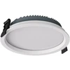23W LED įleidžiamas šviestuvas XEVO ROUND, matinės baltos sp., 3000/4000/6000K
