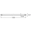 23W LED lempa LEDTUBE T8, G13, 4000K, 150cm, 190°, dimeriuojama