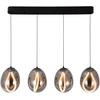 23W LED pakabinamas šviestuvas MELANIE, juodos/dūmų sp., 3000K, 4312000