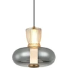 23W LED pakabinamas šviestuvas SIREL, gintaro/dūmų/juodos/bronzos sp., 3000K, 4326900
